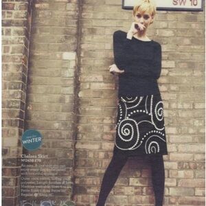 Boden embroidered A line skirt